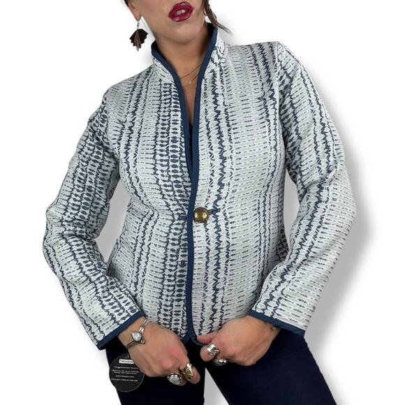 New with tags TRIMDIN Artisan crafted reversible tie-dye jacket - Picture 13 of 17